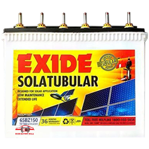 EXIDE SOLAR TALL `TUBULAR 6LMS 225